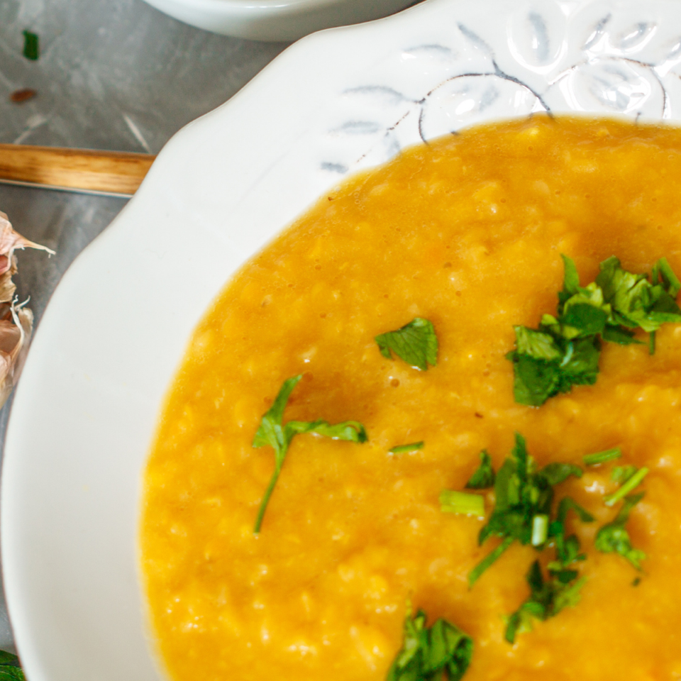 Immunity Boosting Lentil & Turmeric Soup